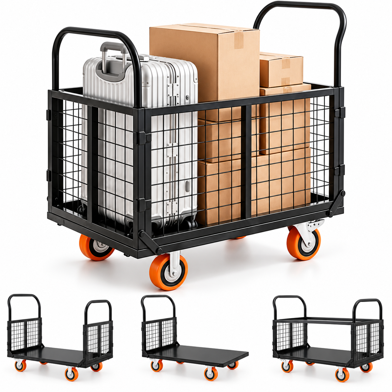 Multi-Purpose Folding Fence Cart