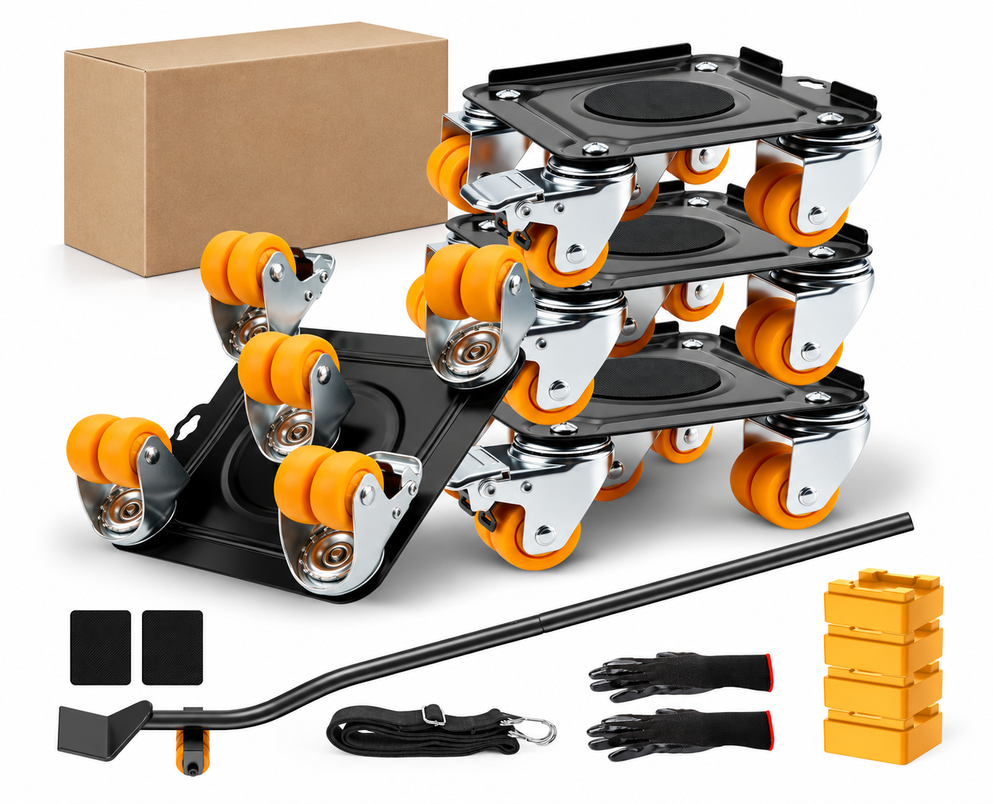 Heavy-Duty Furniture Mover Dolly Set