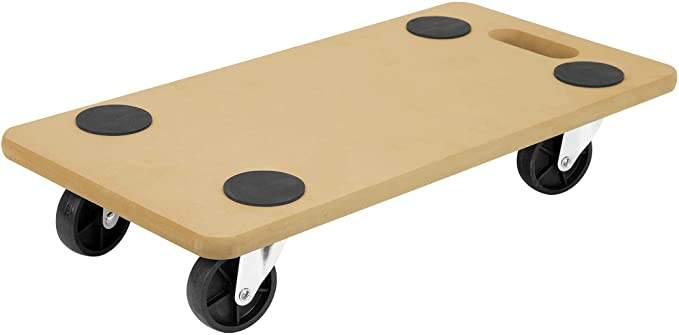Heavy-Duty MDF Furniture Moving Dolly Cart
